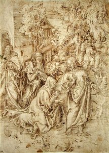 Cristo si congeda da sua madre da Lucas Cranach the Elder